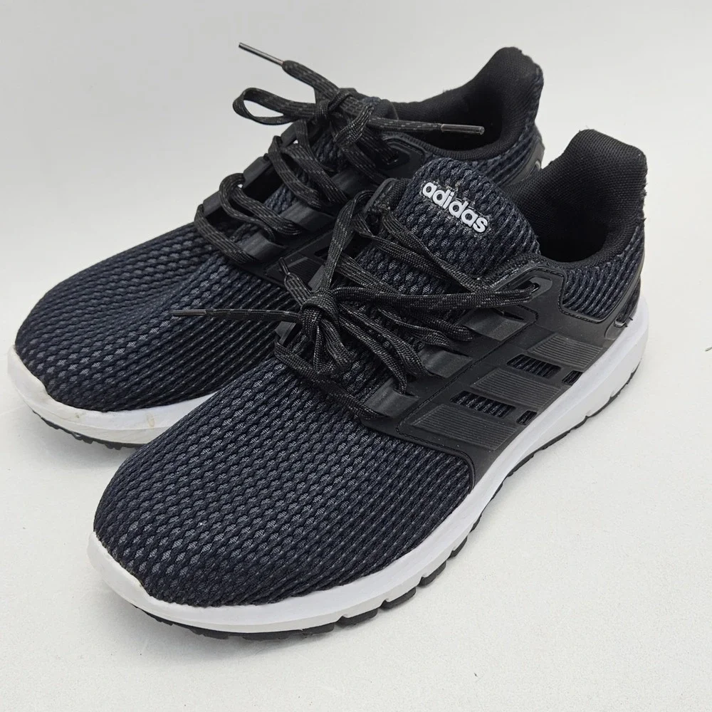 Adidas Energyfalcon Mens Running Shoes Black White FU7638 Size 9